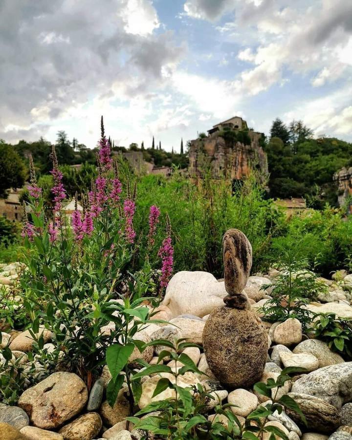 Lou Mouli Di Baou Bed & Breakfast Labeaume Bagian luar foto