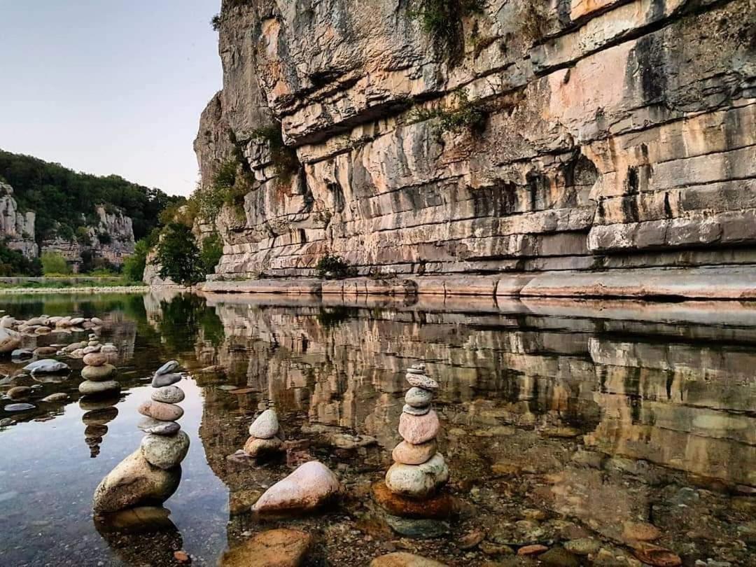 Lou Mouli Di Baou Bed & Breakfast Labeaume Bagian luar foto