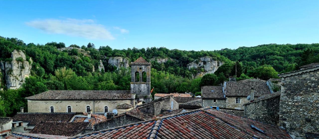 Lou Mouli Di Baou Bed & Breakfast Labeaume Bagian luar foto